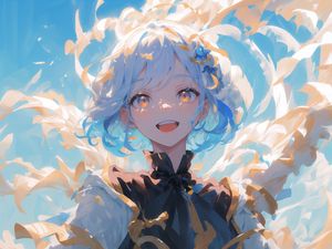 Preview wallpaper girl, emotion, anime, art