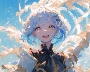 Preview wallpaper girl, emotion, anime, art