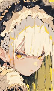Preview wallpaper girl, emotion, earring, anime, art