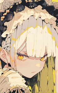 Preview wallpaper girl, emotion, earring, anime, art