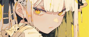 Preview wallpaper girl, emotion, earring, anime, art