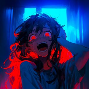 Preview wallpaper girl, emotion, tears, anime, art