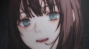 Preview wallpaper girl, eyes, anime