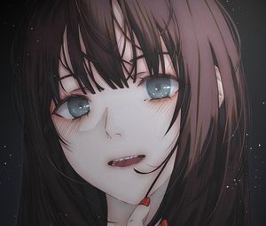 Preview wallpaper girl, eyes, anime