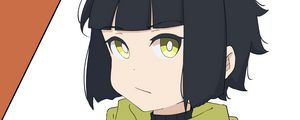 Preview wallpaper girl, eyes, glance, anime, art
