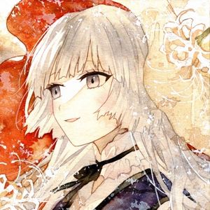 Preview wallpaper girl, eyes, kimono, anime, watercolor