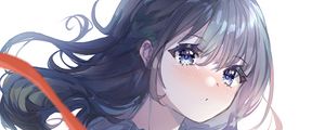 Preview wallpaper girl, face, sad, anime