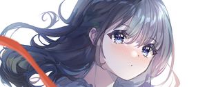 Preview wallpaper girl, face, sad, anime