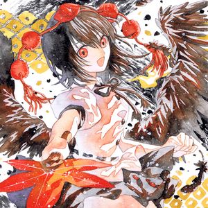 Preview wallpaper girl, garland, watercolor, anime
