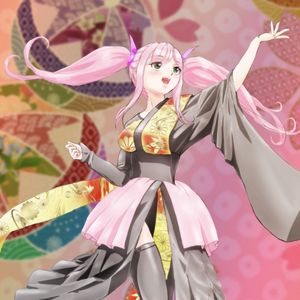 Preview wallpaper girl, gesture, kimono, anime