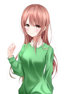 Preview wallpaper girl, glance, anime