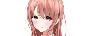 Preview wallpaper girl, glance, anime