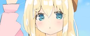 Preview wallpaper girl, glance, anime, cute