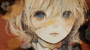 Preview wallpaper girl, glance, anime, art