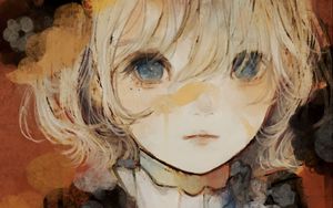 Preview wallpaper girl, glance, anime, art