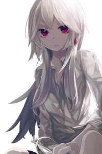 Preview wallpaper girl, glance, bottle, anime