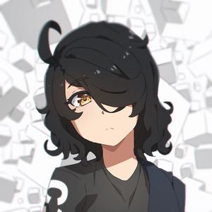 Preview wallpaper girl, glance, curls, anime, art