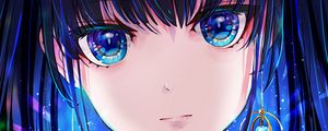 Preview wallpaper girl, glance, earrings, glow, anime