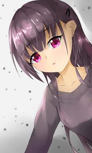 Preview wallpaper girl, glance, eyes, anime