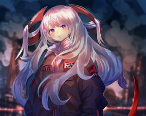 Preview wallpaper girl, glance, fantasy, anime