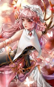Preview wallpaper girl, glance, fantasy, anime, art