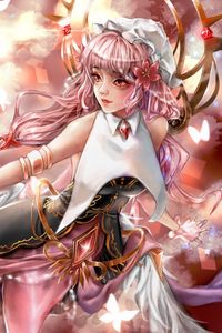 Preview wallpaper girl, glance, fantasy, anime, art