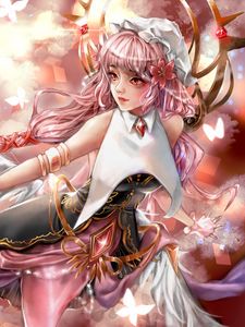 Preview wallpaper girl, glance, fantasy, anime, art