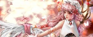 Preview wallpaper girl, glance, fantasy, anime, art