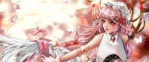 Preview wallpaper girl, glance, fantasy, anime, art