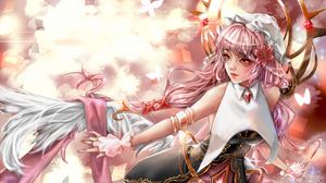 Preview wallpaper girl, glance, fantasy, anime, art