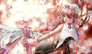 Preview wallpaper girl, glance, fantasy, anime, art