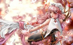 Preview wallpaper girl, glance, fantasy, anime, art