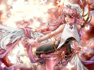 Preview wallpaper girl, glance, fantasy, anime, art