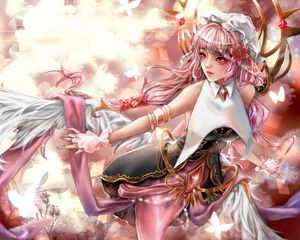 Preview wallpaper girl, glance, fantasy, anime, art