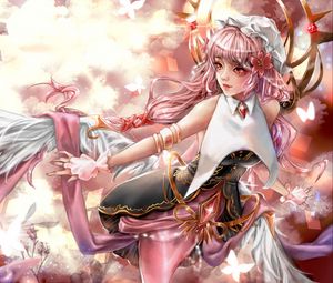Preview wallpaper girl, glance, fantasy, anime, art