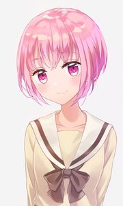 Preview wallpaper girl, glance, form, anime