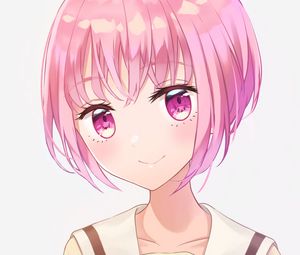 Preview wallpaper girl, glance, form, anime