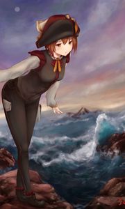 Preview wallpaper girl, glance, pose, anime
