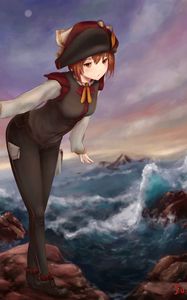 Preview wallpaper girl, glance, pose, anime