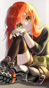 Preview wallpaper girl, glance, pose, anime, art
