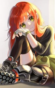 Preview wallpaper girl, glance, pose, anime, art