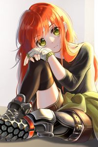 Preview wallpaper girl, glance, pose, anime, art