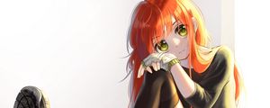 Preview wallpaper girl, glance, pose, anime, art