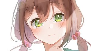 Preview wallpaper girl, glance, sad, form, anime