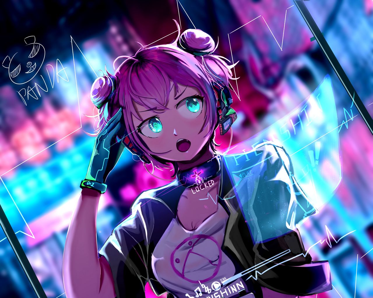 Cyberpunk Girl Art Wallpapers - Wallpaper Cave