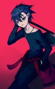 Preview wallpaper girl, glance, style, anime, art
