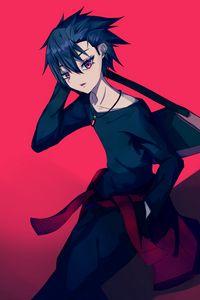 Preview wallpaper girl, glance, style, anime, art