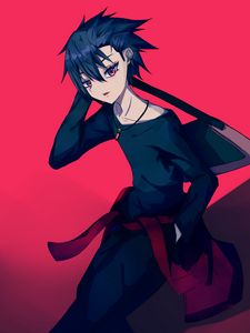 Preview wallpaper girl, glance, style, anime, art