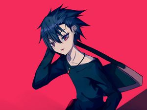 Preview wallpaper girl, glance, style, anime, art