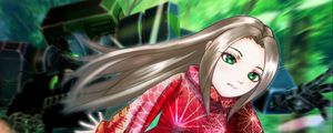 Preview wallpaper girl, glare, anime